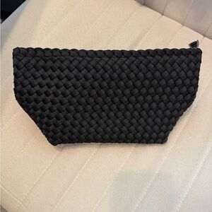 Naghedi black portofino large cosmetic pouch